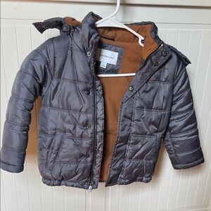Calvin Klein Jeans Kids Charcoal Puffer Jacket